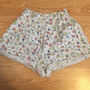Vintage floral shorts